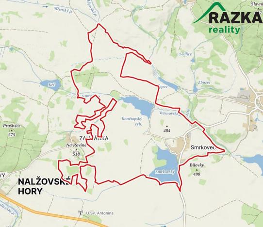 Prodej pole, Hradešice, 6412 m2