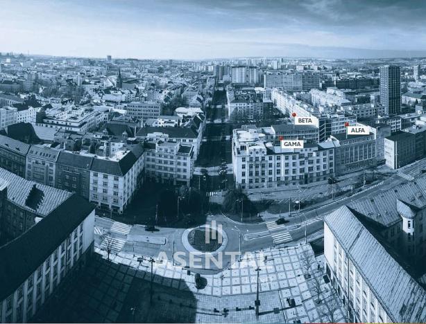 Pronájem kanceláře, Ostrava - Moravská Ostrava, Prokešovo náměstí, 240 m2