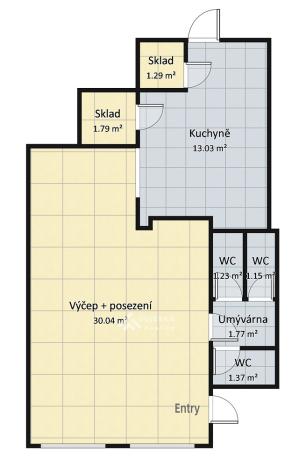 Prodej restaurace, Lhota Rapotina, 129 m2