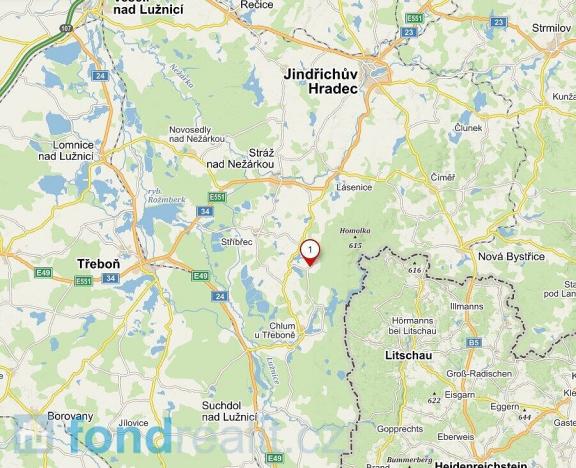 Prodej pozemku, Chlum u Třeboně - Mirochov, 2389 m2