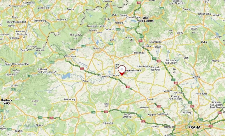 Prodej pozemku, Černčice, 809 m2