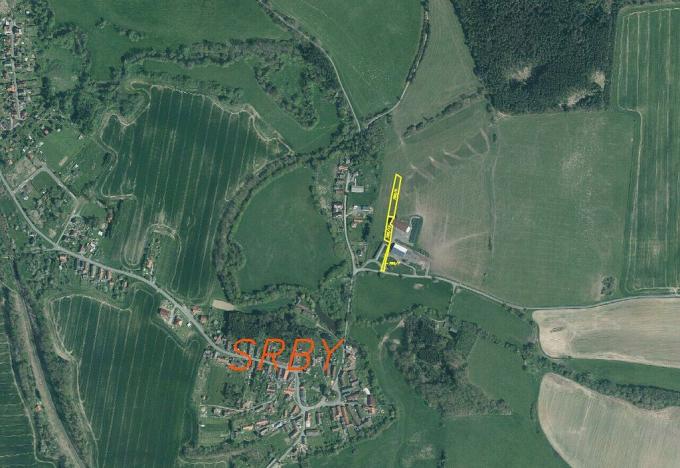 Prodej komerčního pozemku, Srby, 2298 m2