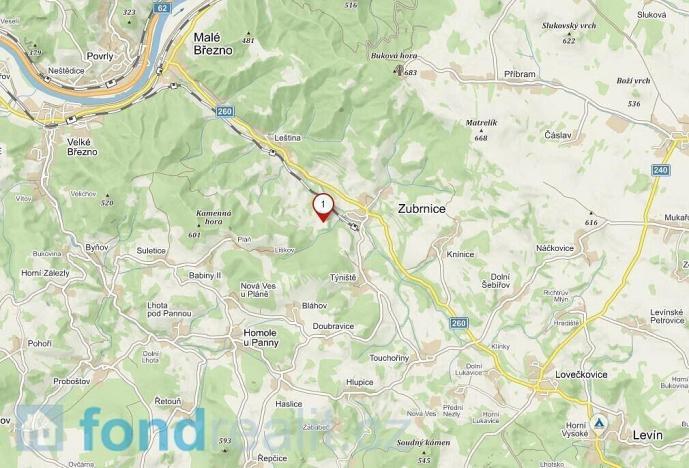 Prodej pole, Zubrnice, 97180 m2