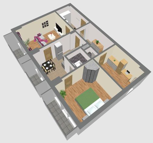 Pronájem bytu 3+1, Most, M. G. Dobnera, 63 m2