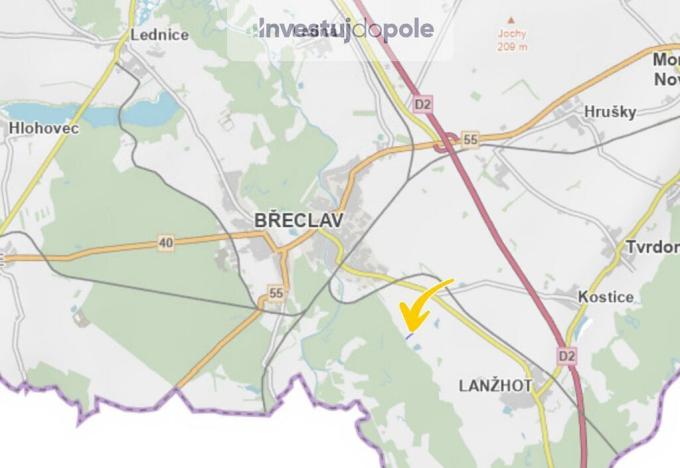 Prodej pole, Kostice, 1444 m2