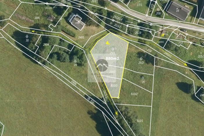 Prodej pozemku, Staré Město, 849 m2