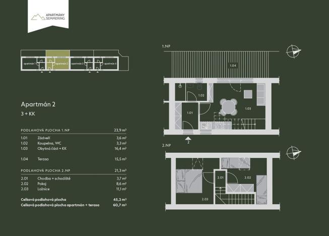 Prodej bytu 3+kk, Janov nad Nisou, 46 m2
