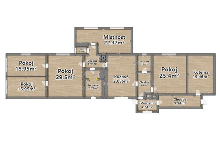 Prodej rodinného domu, Příchovice - Kucíny, 194 m2