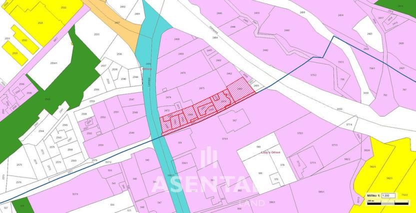 Prodej pozemku, Orlová - Lazy, Lazecká, 3862 m2