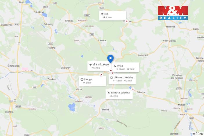 Pronájem bytu 4+1, Zákupy, Borská, 120 m2