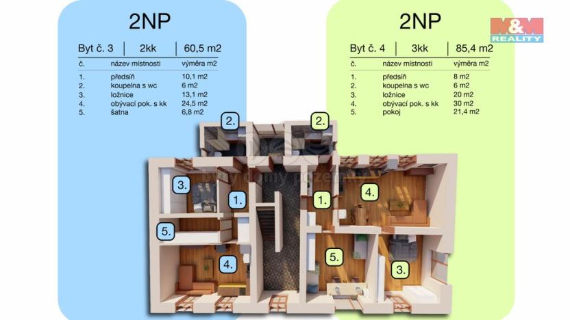 Prodej činžovního domu, Prostějov, Kostelecká, 535 m2