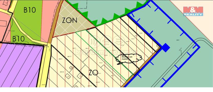 Prodej zahrady, Kolín, Prašná, 2115 m2