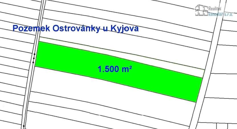 Prodej pozemku pro bydlení, Ostrovánky, 1500 m2