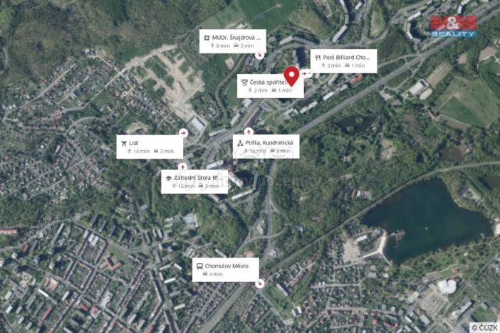 Pronájem bytu 2+1, Chomutov, Holešická, 62 m2