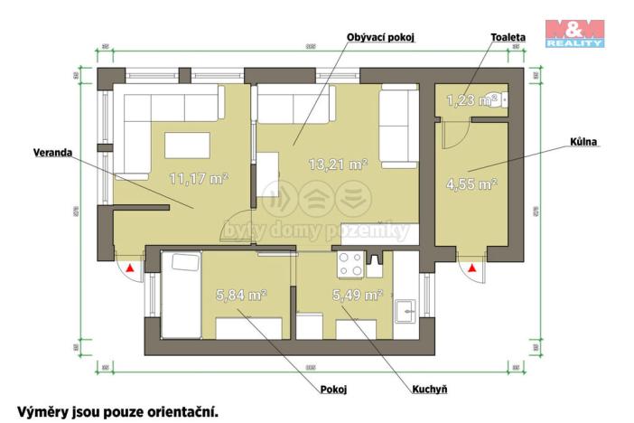 Prodej chaty, Česká Kubice - Spáleneček, 35 m2
