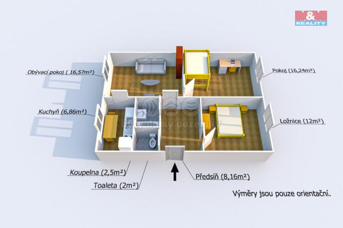 Prodej bytu 3+kk, Plzeň, Masarykova, 65 m2