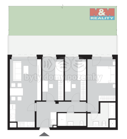 Prodej bytu 4+kk, Kladno - Dubí, Ke křížku, 227 m2