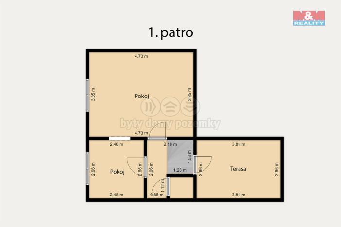 Prodej rodinného domu, Aš, Šumavská, 92 m2