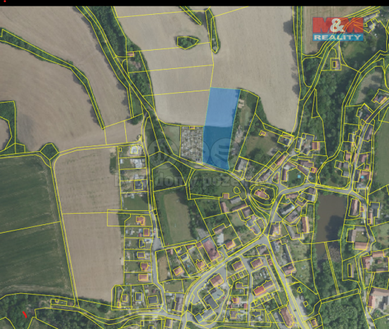 Prodej pozemku pro bydlení, Nechvalice, 6734 m2