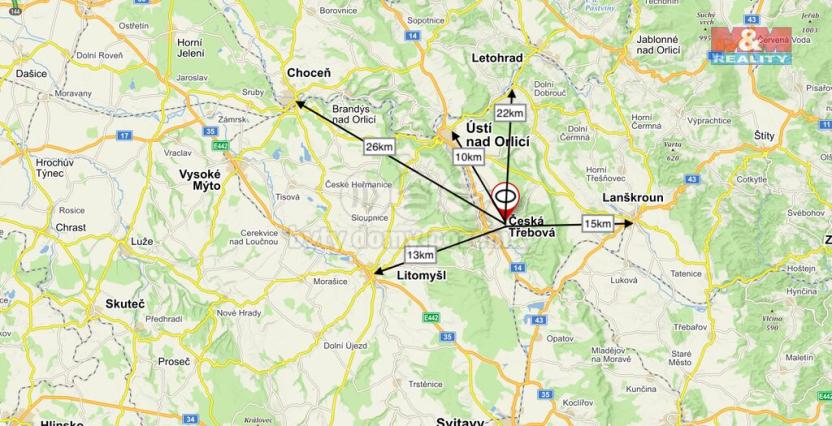 Pronájem skladu, Česká Třebová, Lipová, 660 m2