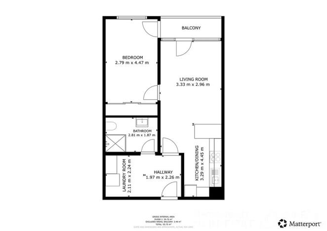 Pronájem bytu 2+kk, Praha - Chodov, Květnového vítězství, 51 m2