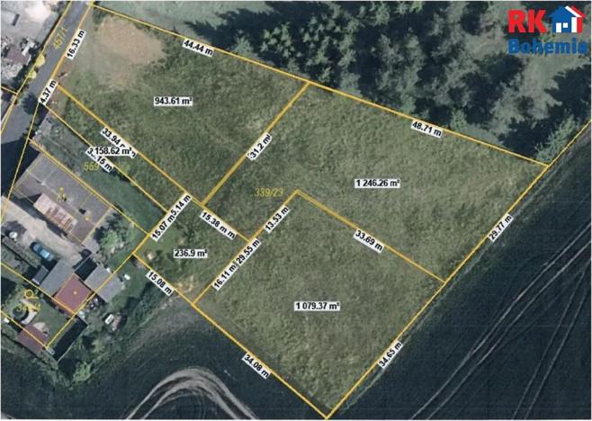 Prodej pozemku pro bydlení, Plazy, 3719 m2