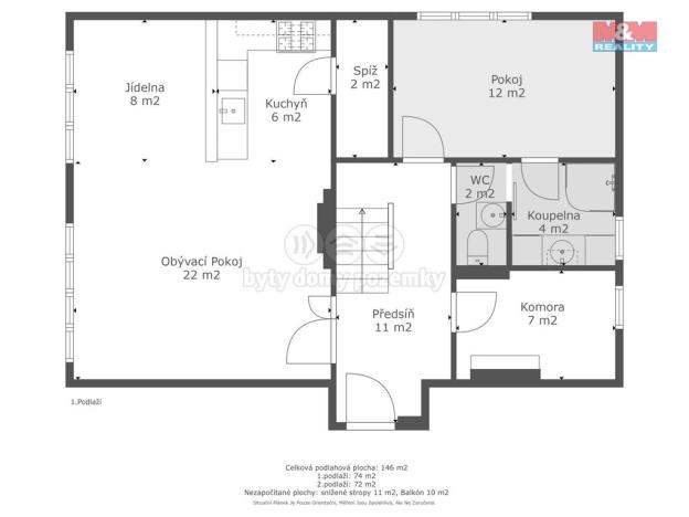 Prodej bytu 5+1, Praha - Radlice, Na Farkáně III, 143 m2