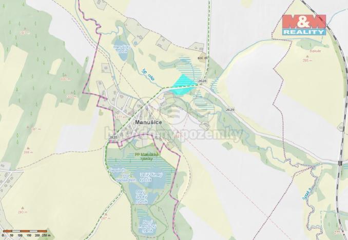 Prodej louky, Česká Lípa - Manušice, 8523 m2