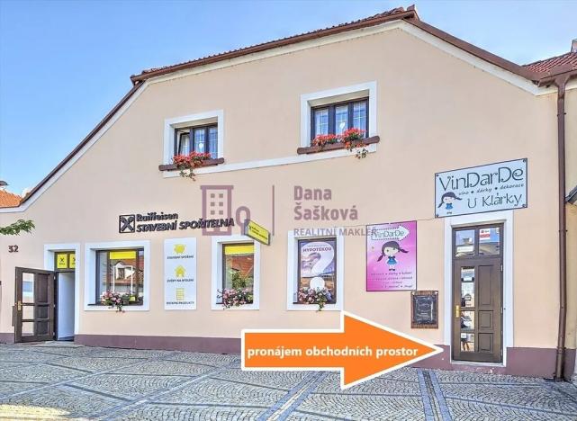 Pronájem obchodního prostoru, Jindřichův Hradec, Růžová, 54 m2