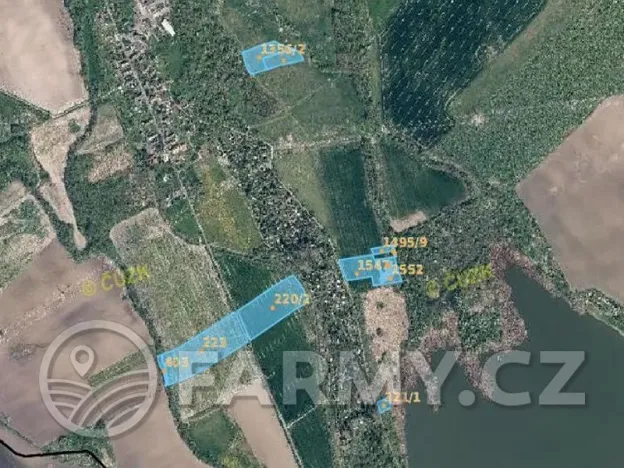Prodej podílu pole, Úštěk, 68335 m2