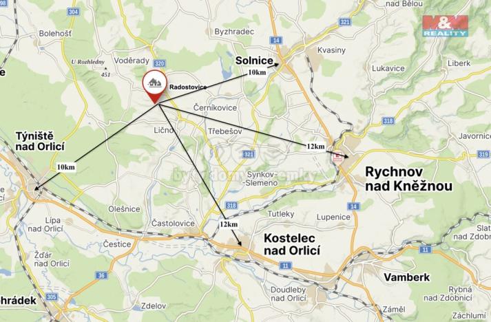 Prodej louky, Voděrady - Uhřínovice, 2214 m2