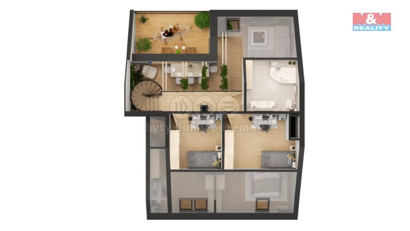 Prodej bytu 5+kk, Čestice, 132 m2