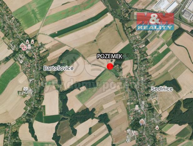 Prodej pole, Bartošovice, 1134 m2