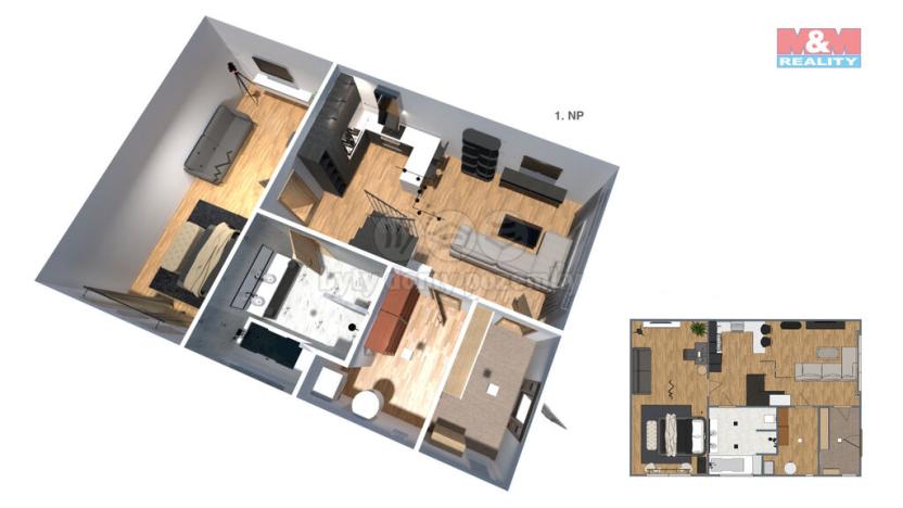 Prodej rodinného domu, Přišimasy, Jana Čermáka, 123 m2