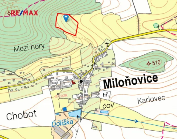 Prodej sadu/vinice, Miloňovice, 18431 m2
