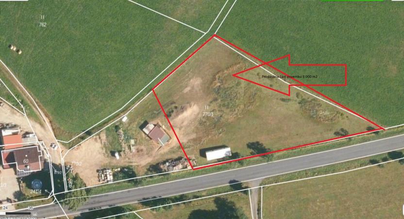 Prodej pole, Všeruby - Brůdek, 3000 m2