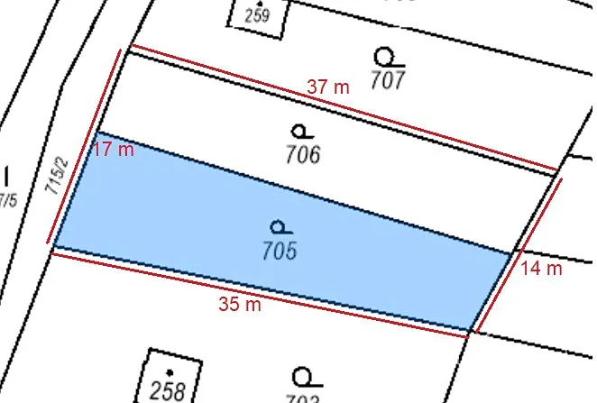 Prodej pozemku pro bydlení, Moravské Málkovice, 593 m2