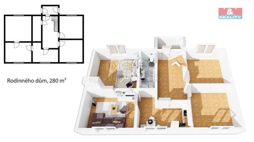 Prodej rodinného domu, Smidary, Hradčany, 280 m2