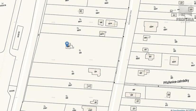 Prodej pozemku pro bydlení, Brno, Moravanské lány, 1096 m2