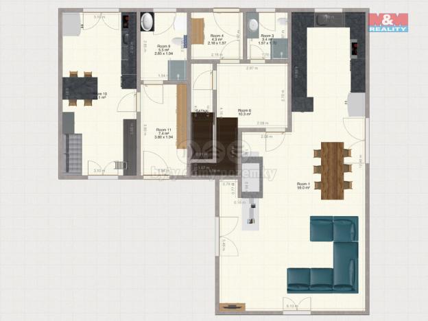 Prodej rodinného domu, Štěchovice - Masečín, 190 m2