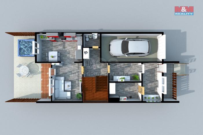 Prodej rodinného domu, Blíževedly, 232 m2