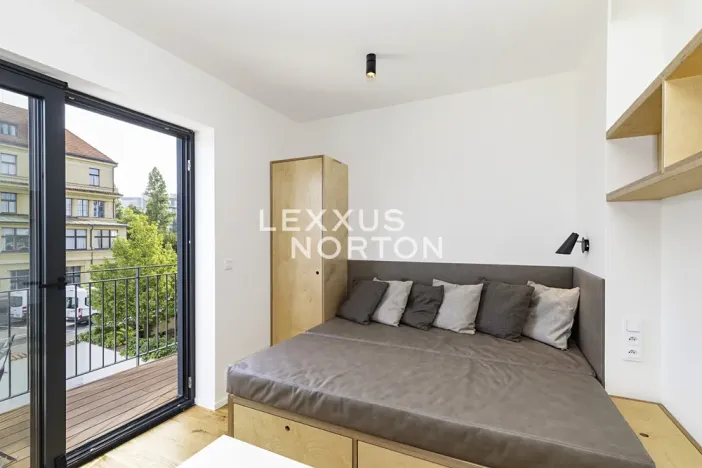 Pronájem bytu 1+kk, Praha - Nusle, Na Topolce, 27 m2