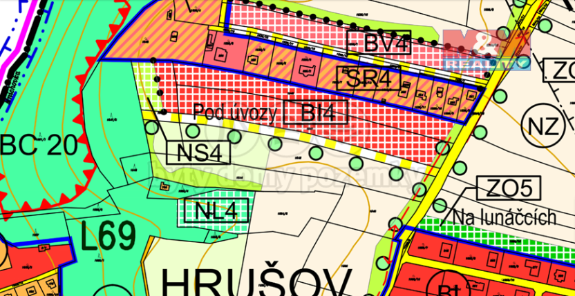 Prodej pole, Hrusice, 6746 m2