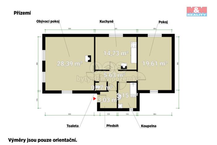 Prodej rodinného domu, Řenče - Osek, 70 m2