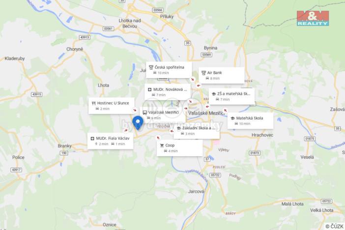 Prodej pozemku pro bydlení, Valašské Meziříčí - Poličná, 1014 m2