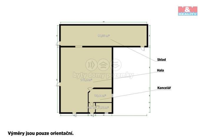 Prodej výrobních prostor, Lhůta, 1220 m2