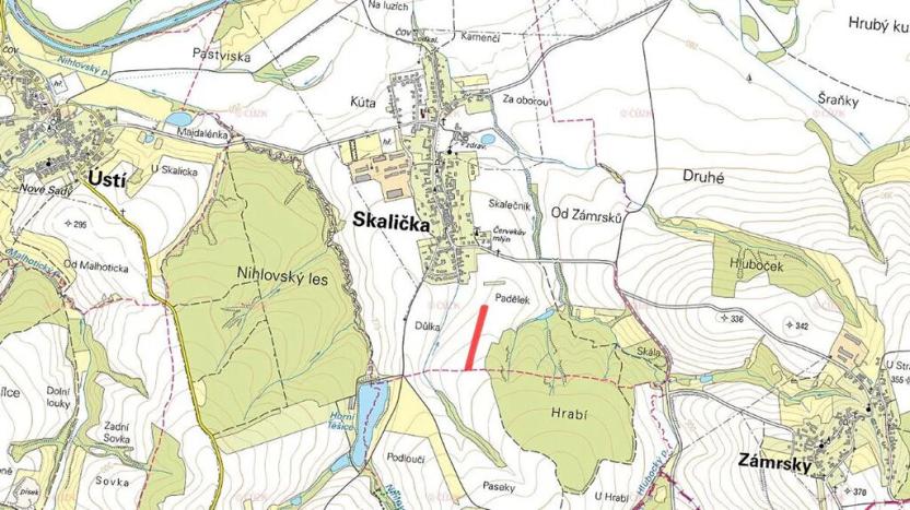 Prodej pole, Skalička, 6238 m2