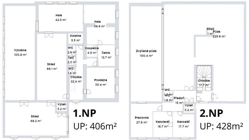 Prodej kanceláře, Letovice, U koupaliště, 834 m2
