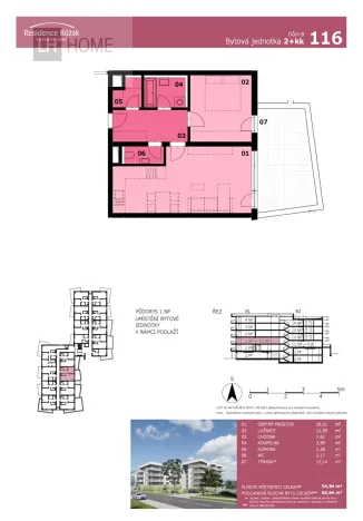 Prodej bytu 2+kk, Karlovy Vary, 60 m2