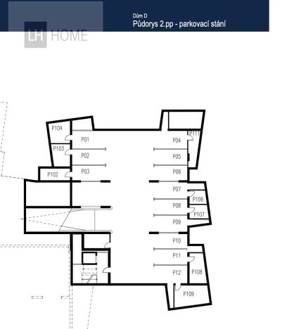 Prodej garážového stání, Karlovy Vary, 14 m2